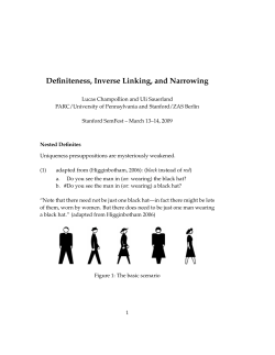 Definiteness, Inverse Linking, and Narrowing