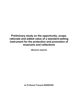 museological aspects