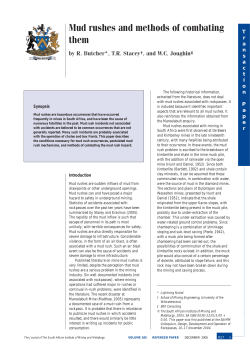 Mud rushes and methods of combating them
