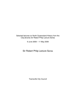 Sir Robert Philp Lecture Series