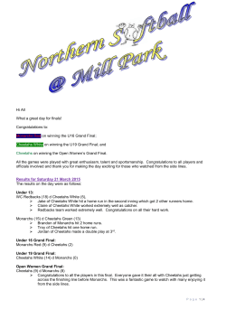 Monarchs Red on winning the U16 Grand Final