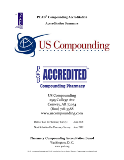 PCAB Accreditation Report