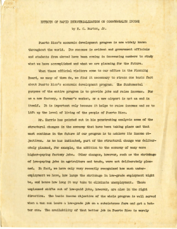 Effects of rapid industrialization on Commonwealth income, 1960