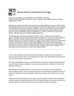 print version - German History in Documents and Images