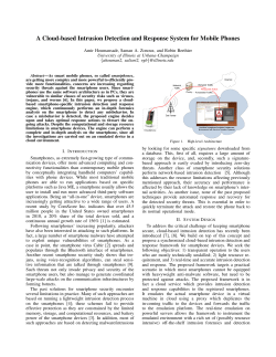A Cloud-based Intrusion Detection and Response System for Mobile