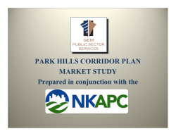 Presentation 1 - Planning and Development Services of Kenton