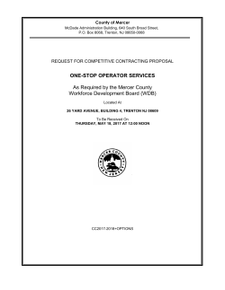 Competitive Contract WFNJ-2010-2011