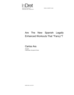 Are The New Spanish Legally Enhanced Workouts That