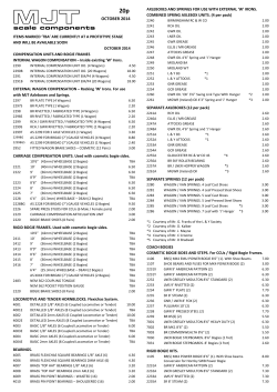MJT Catalogue/Price List