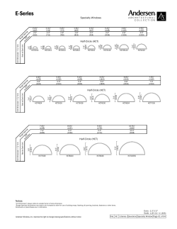 E-Series - Andersen Windows