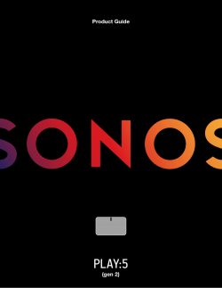 Sonos&reg; PLAY:5 (gen 2)