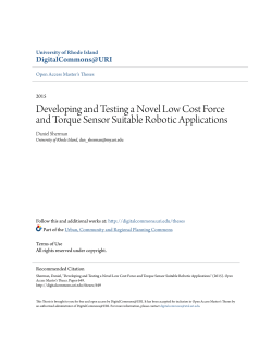 Developing and Testing a Novel Low Cost Force and Torque Sensor