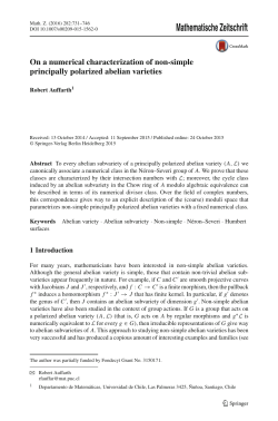 On a numerical characterization of non