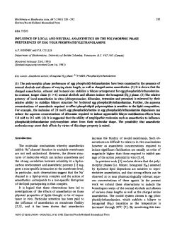 A.P. Hornby and P.R. Cullis. Influence of Local and Neutral