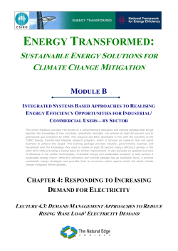 TNEP Energy Transformed - Lecture 4.3