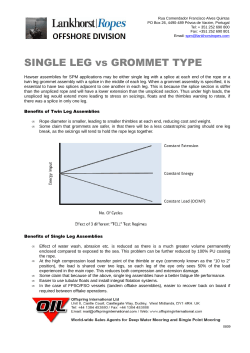 SINGLE LEG vs GROMMET TYPE