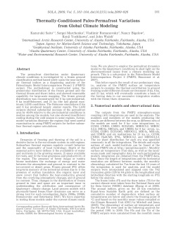 Thermally-Conditioned Paleo-Permafrost Variations from Global