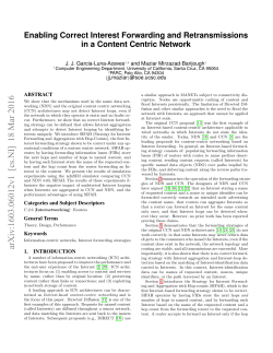 Enabling Correct Interest Forwarding and Retransmissions in a