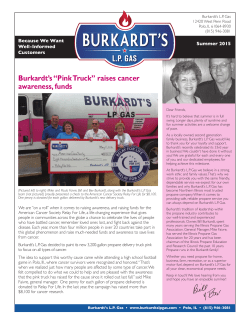 Burkardt`s &ldquo;Pink Truck&rdquo; raises cancer awareness, funds