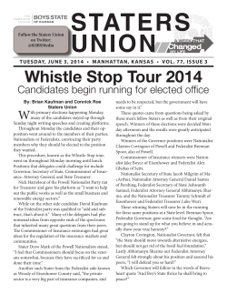 staters union - American Legion Boys State of Kansas