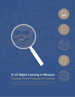 K-12 Digital Learning in Missouri
