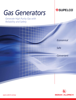 Gas Generators - Sigma