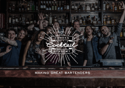 syllabus - Camden Cocktail Academy