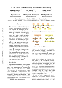 A Fast Unified Model for Parsing and Sentence Understanding