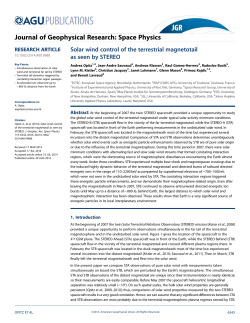 Solar wind control of the terrestrial magnetotail as seen by STEREO