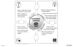 ECONOMIC CHOICES