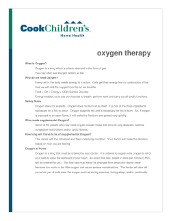 oxygen therapy
