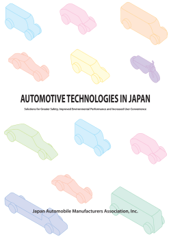 Automotive Technologies in Japan