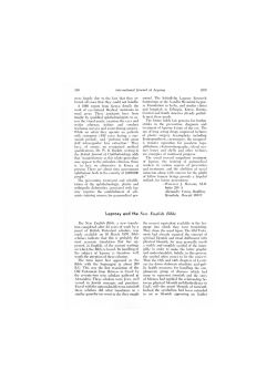 Leprosy and the New English Bible