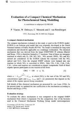 Evaluation of a Compact Chemical Mechanism for