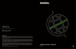 Deloitte - Americas Brochure