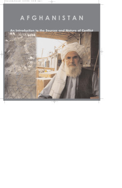 afghanistan - McMaster University > Faculty of Humanities > Welcome