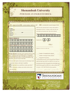 HERE - Shenandoah Alumni!