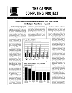 Executive summary  - The Campus Computing Project