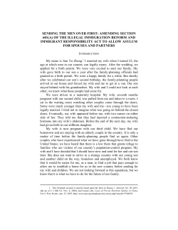 sending the men over first: amending section