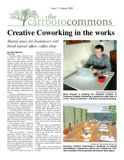 Creative Coworking in the works