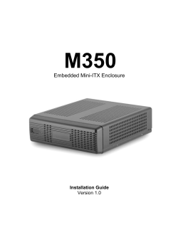 M350 Embedded mini-ITX Enclosure - Mini