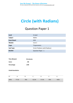Circle (with Radians)