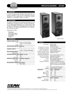specifications jf50s