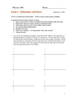 Phys200 Exam1 F07