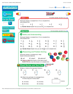 Scott Foresman | Addison Wesley Mathematics