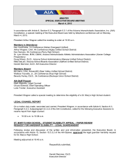 arizona interscholastic association, inc