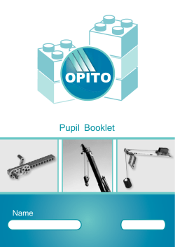 Pupil Booklet - My Oil and Gas Career