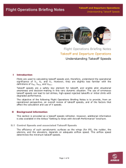 Understanding takeoff speeds