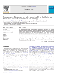Testing oceanic subduction and convective removal models for the