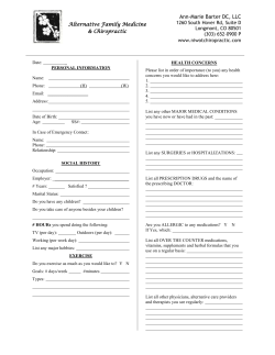 Ann-Marie Barter DC, LLC - Alternative Family Medicine